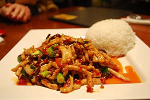 Fish flavoured sliced pork from Melbourne