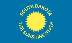 Flag of South Dakota (1909-1963)