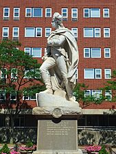 George Washington by Mahlon Dickerson Eyre, Trenton, NJ - profile