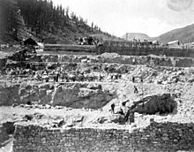 Gold Prince Mill construction, 1904