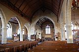 Goudhurst, St Mary's church interior (35724554142)