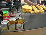 Egg waffle vendor