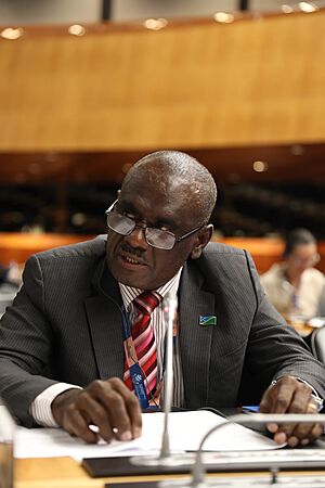 Head of the Solomon Islander Delegation to the 12th World Trade Organization Ministerial Conference Jeremiah Manele.jpg