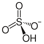 Hydrogen sulfate
