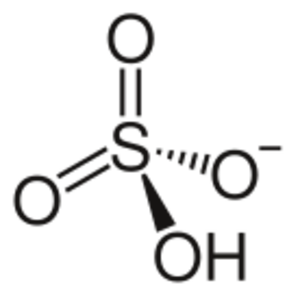 Hydrogen sulfate