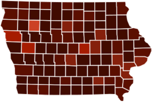 Iowa counties by race