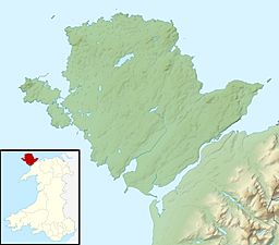 Holyhead Mountain is located in Anglesey