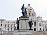 John Albert Johnson Memorial, Minnesota State Capitol, St. Paul, Minnesota -front-cropped