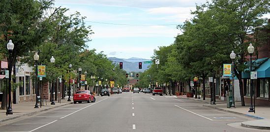 Main Street in Littleton, Colorado