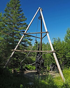 Longyear Diamond Drill Site