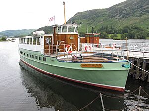 MV Lady Wakefield at Glenridding Pier on Ullswater (geograph 4593757)