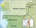 Map Mauritania Railway