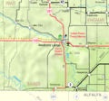 Map of Barber Co, Ks, USA