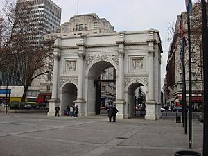 Marble Arch, south frontage - geograph.org.uk - 707284