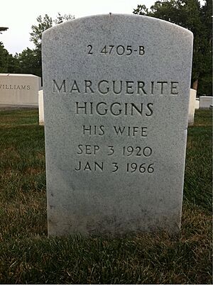 Marguerite Higgins Hall grave