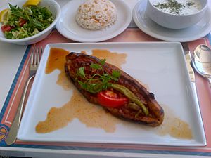 Meal in Turkey