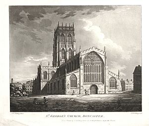 Medieval St Georges Church Doncaster, 1801