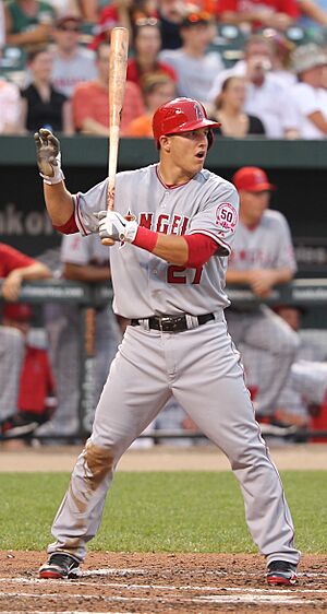 Mike Trout on July 22, 2011