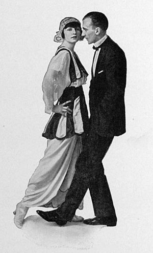 Modern Dancing (1914) - Vernon and Irene Castle - Illustration 04b (cropped)