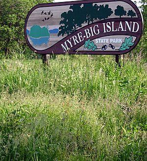 Myre-BigIslandStatePark2007sign