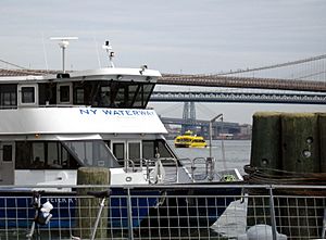 NY Waterway boat at Wall St Pier jeh
