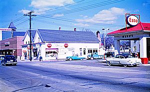 North Frederick Avenue and Brookes Avenue, Gaithersburg, Maryland, February 19, 1956
