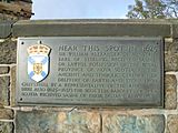 Nova Scotia plaque, Edinburgh Castle Esplanade