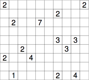 Nurikabe example1