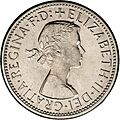 Obverse of Queen Elizabeth II Australian Flroin