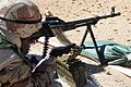 PKM Machine Gun Iraq