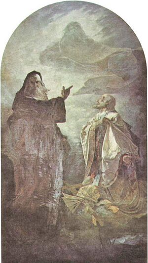 Portraits of Saints Cyril and Methodius Pisek Alphonse Mucha 1887