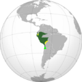 Protectorate of Peru (orthographic projection)