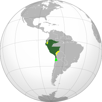       Protectorate of Peru      Territories controlled and administered      Territorial claims