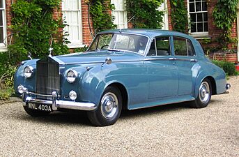 Rolls Royce Silver Cloud I 1956 licence plate 1963 Castle Hedingham 2008