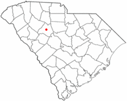 Location of Newberry, South Carolina