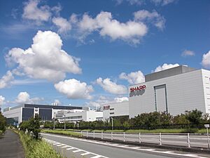 SHARP Mie Foctory seen from Route 42