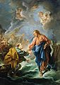 Saint Pierre tentant de marcher sur les eaux by François Boucher