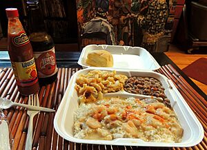 Shrimp and Crab Étouffée plate lunch Dwyers Cafe HRoe 2013
