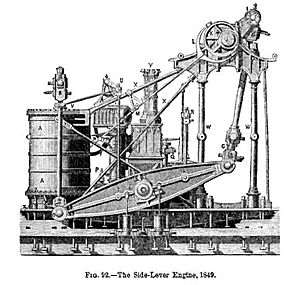 Side-lever engine 1849