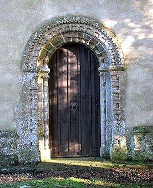 St Mary's church - Norman west doorway - geograph.org.uk - 1634149