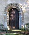 St Mary's church - Norman west doorway - geograph.org.uk - 1634149