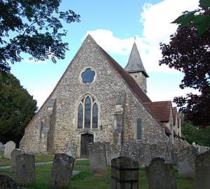 St Thomas a Becket's Church, Church Lane, Warblington (NHLE Code 1154443) (May 2019) (1)