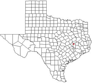 Location of Iola in the state of Texas
