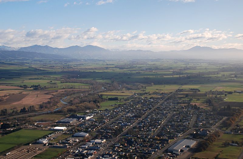 Temuka aerial view