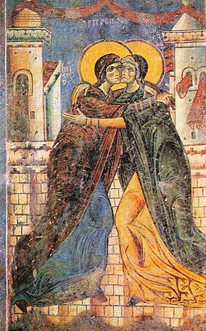 The Embrace of Elizabeth and the Virgin Mary