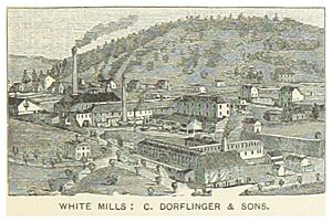US-PA(1891) p759 WHITE MILLS, C. DORFLINGER & SONS