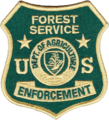 USA - Department of Agriculture Forest Service Patch