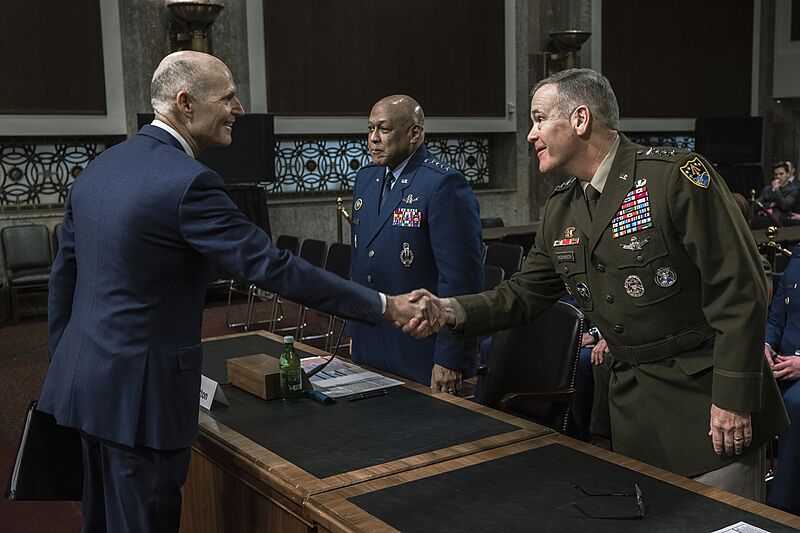 USSTRATCOM and USSPACECOM FY2024 Posture before the Senate Armed Services Committee 230309-D-TT977-0261