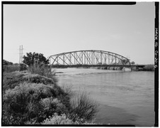 VIEW, LOOKING EAST, SHOWING WEST WEB - Manzanola Bridge, State Highway 207, spanning Arkansas River, Manzanola, Otero County, CO HAER COLO,13-MANZ.V,1-5
