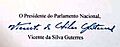 Vicente da Silva Guterres (Assinatura)